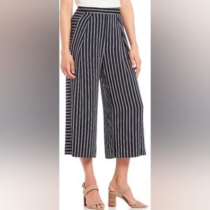 Antonio Melanie Nelly Crepe Wide Leg Crop Pants